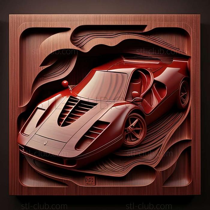 3D мадэль Ferrari 312 PB (STL)